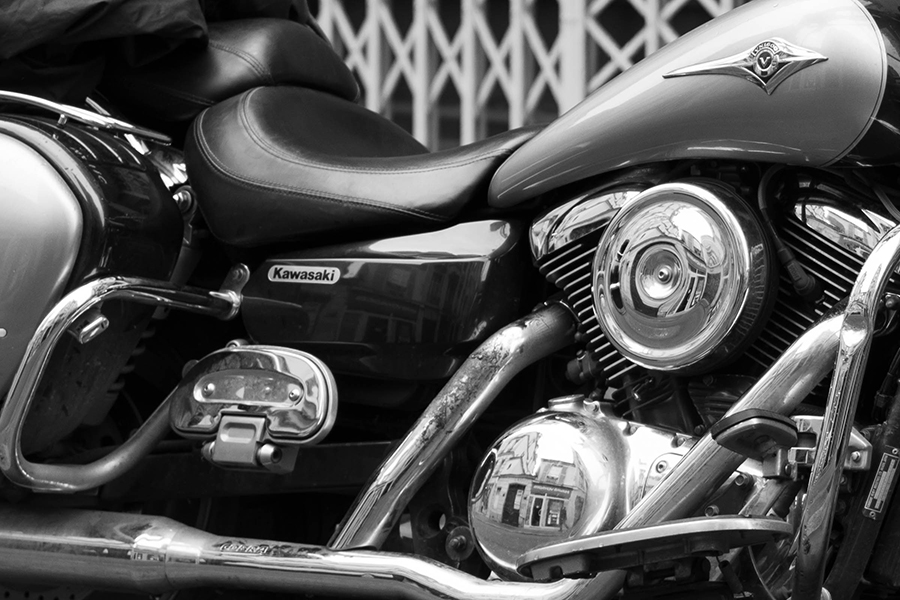 Kawasaki with Reflection of Paris