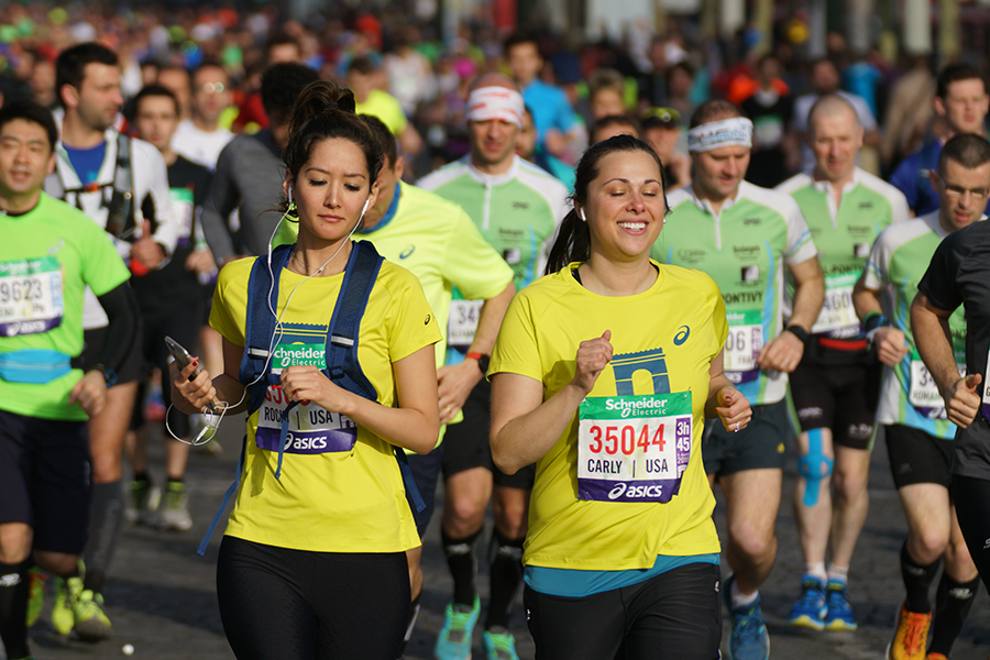 Marathon Paris 2018 three